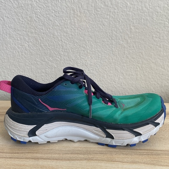 Hoka Mafate Speed 3 Shoes in Dazzling Blue Atlantis Trail Running Size 7.5 B - Picture 10 of 13